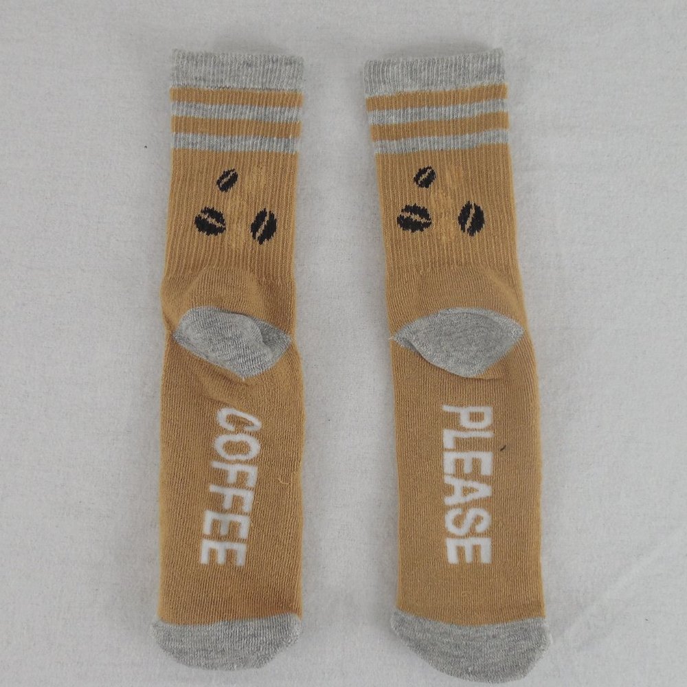 NWOT Coffee Please Sock